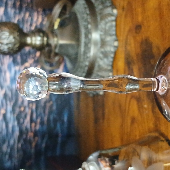 24k GOLD BLOWN RARE California Glassworks gold ROANNE   ombre tulip crystal bell - Picture 4 of 9